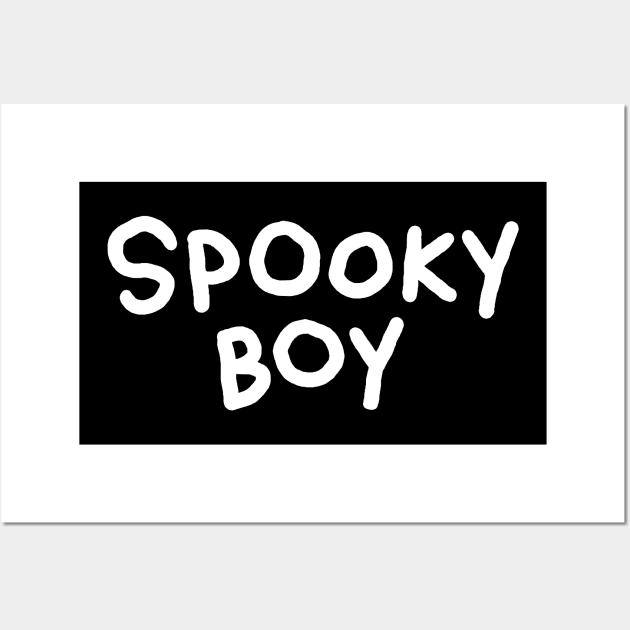 spooky boy Wall Art by adamtots